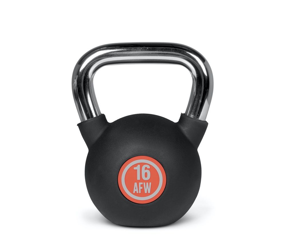 KETTLEBELL AFW GOMA BLACK 16KG