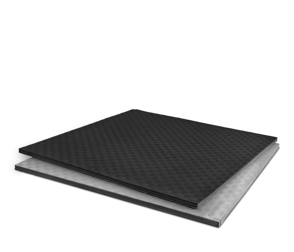 TATAMI 25MM 1X1M (2 CARAS) GRIS/NEGRO